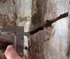 Фиксация дефектов и повреждений в стенах дома Проектно-конструкторским бюро БИМ-проект